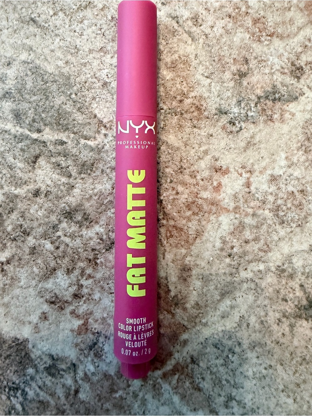 NYX Fat Matte Smooth Color Lipstick - Blush Blanket